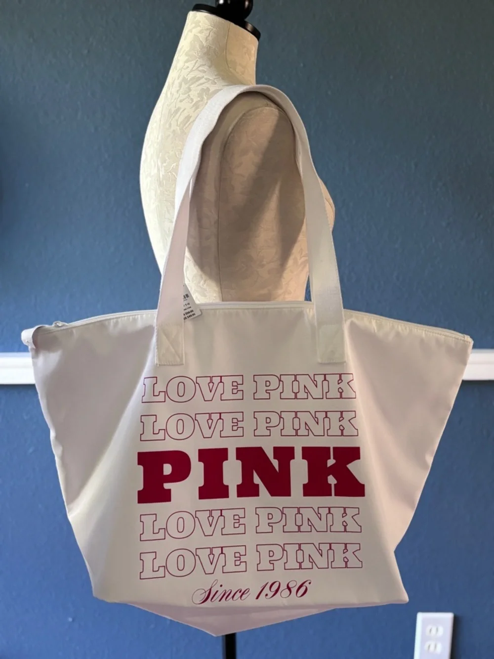 Victoria's Secret PINK Love PINK Nylon Tote Bag